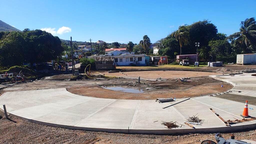 roundabout under construction